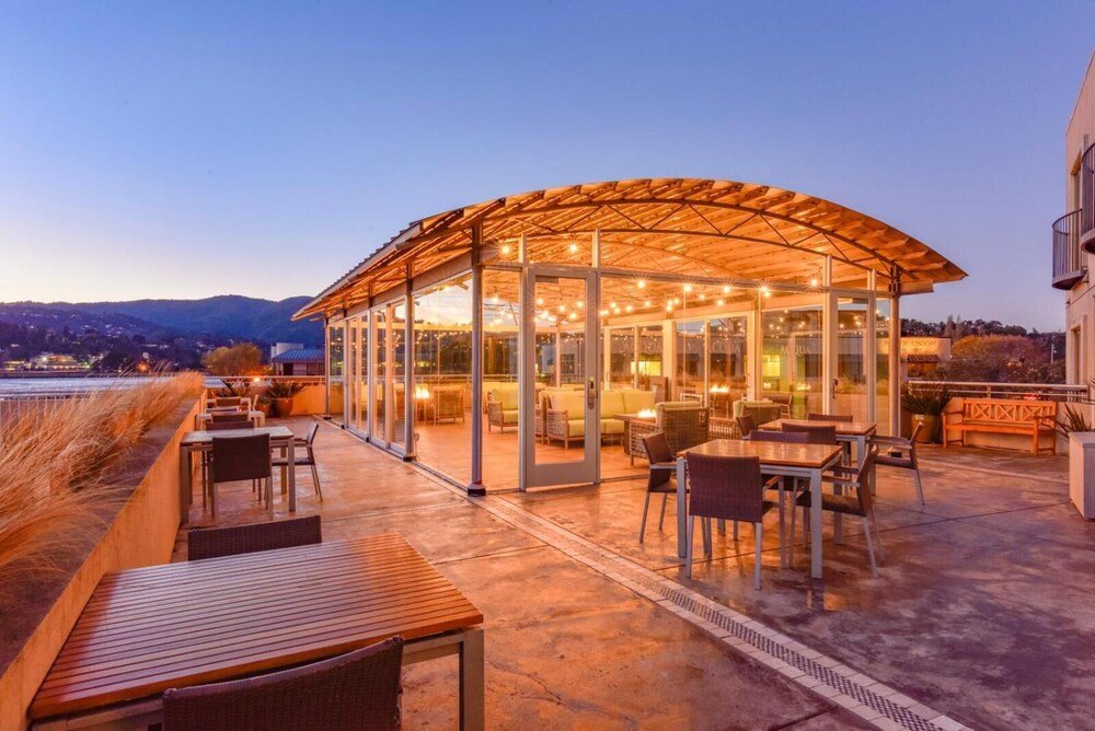 Guest area at Acqua Hotel in Mill Valley