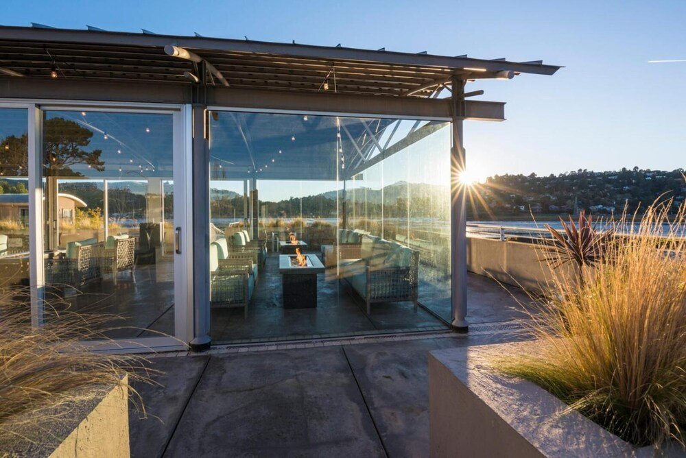 Interior space at Acqua Hotel in Mill Valley
