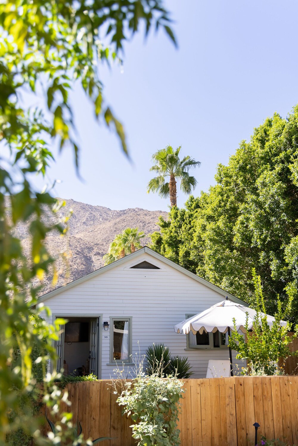 Interior detail at Casa Cody in Palm Springs