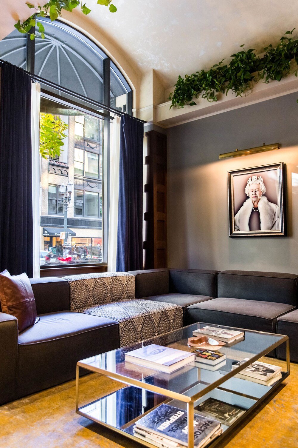 Bistro Alder dining space at Dossier Hotel, as shown in the photo gallery