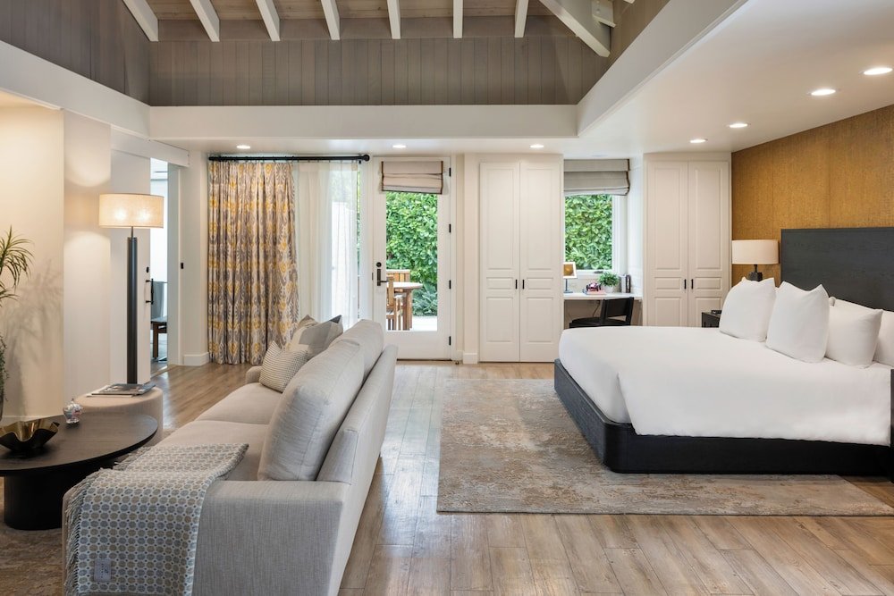 Guest room interior at The Quail resort